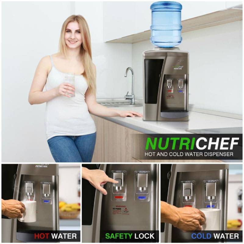 Nutrichef Pktwc10sl Water Dispenser One Size Silver